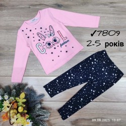 Костюм для дівчаток 4 шт бавовна (2-5 років) MiLi_7809c