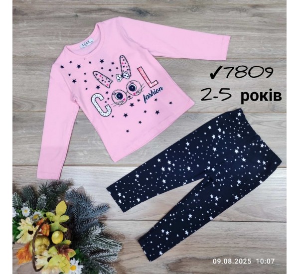 Костюм для дівчаток 4 шт бавовна (2-5 років) MiLi_7809c