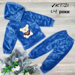 Костюм для дівчаток 4 шт велсофт (1-4 роки) MiLi_KT-21a