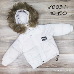 Куртка для дівчаток 5 шт плащівка/фліс (5-10 років) MiLi_8834-1