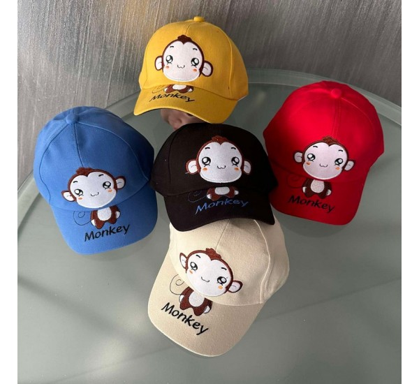 Кепка детская 5 шт (50-52 р) коттон ML903_050424