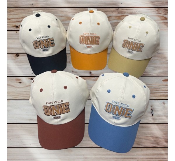 Кепка дитяча 5 шт (52 р) коттон ML903_050460