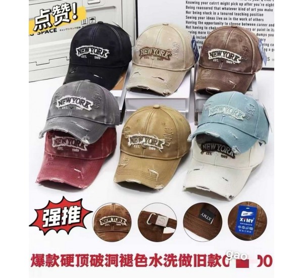 Бейсболка женская 5 шт (56-58 р) коттон ML903_040441