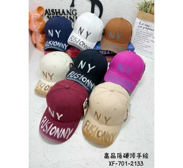 Бейсболка жіноча 5 шт (56-58 р) коттон ML903_040444