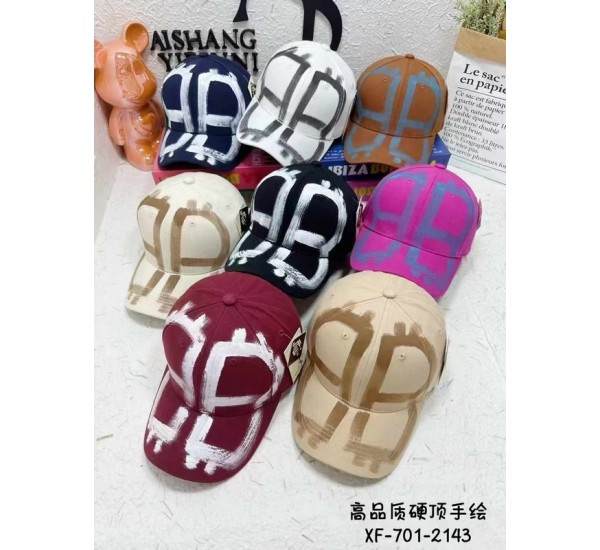 Бейсболка жіноча 5 шт (56-58 р) коттон ML903_040446