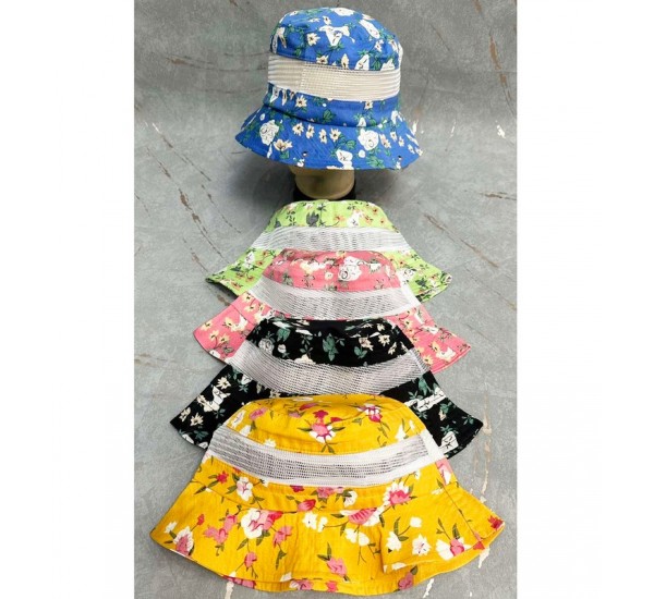 Панама жіноча 5 шт (57-59 р) коттон ML903_060523