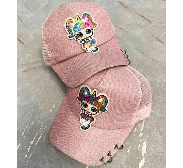 Кепка детская 5 шт (52-54 р) полиэстер ML903_060528