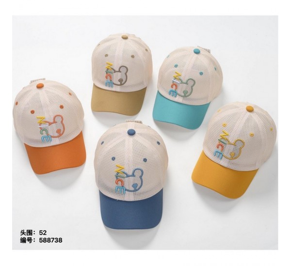 Кепка дитяча 5 шт (52 р) коттон ML903_060534