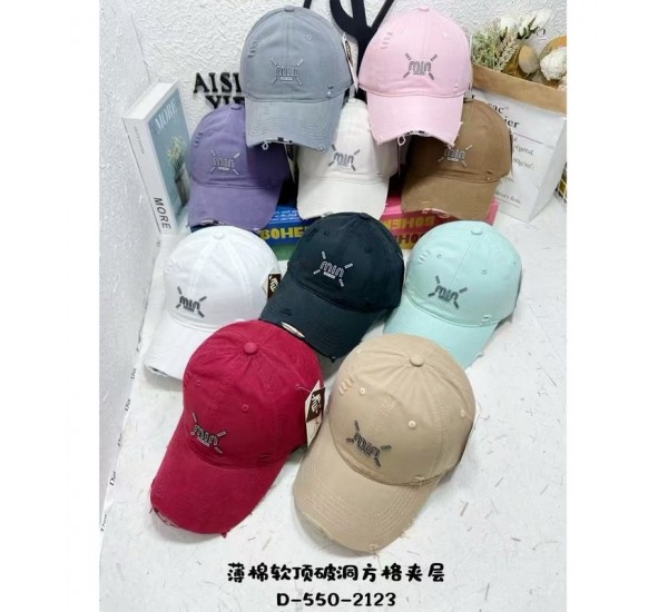 Кепка жіноча 5 шт (56-59 р) коттон ML903_060587