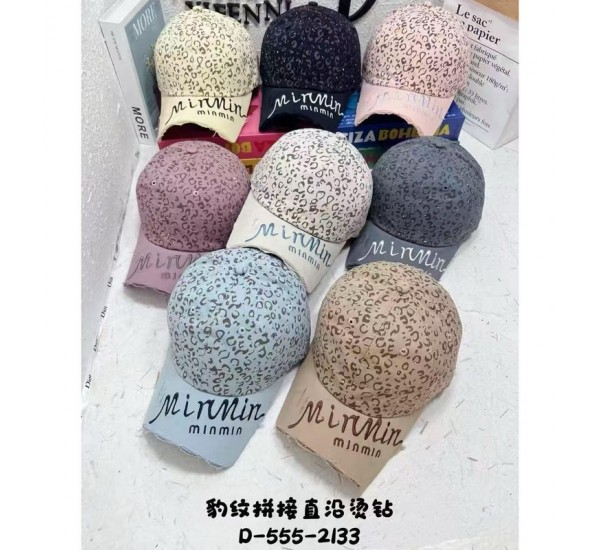 Кепка жіноча 5 шт (56-59 р) коттон ML903_060589