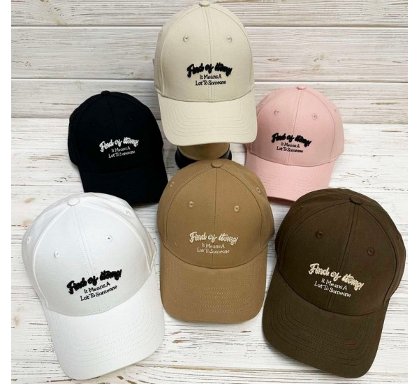 Бейсболка женская 5 шт (56-58 р) коттон ML903_080312