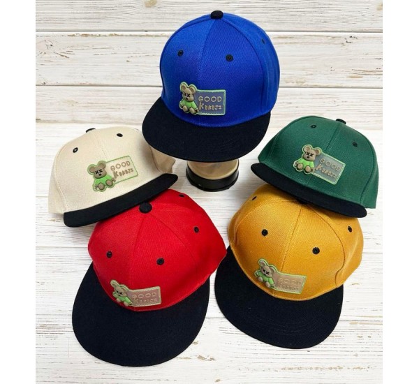 Кепка Снепбек детская 5 шт (54-55 р) коттон ML903_090368