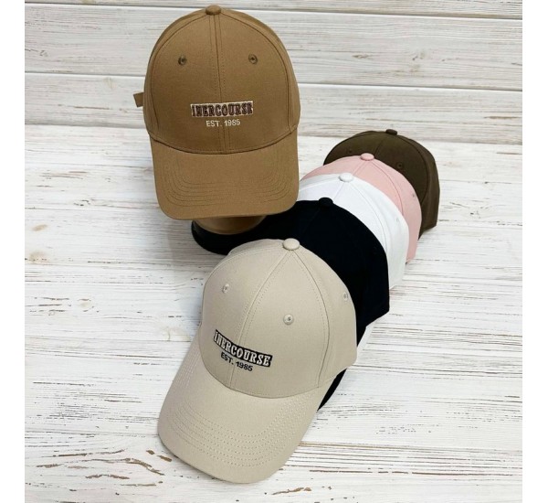 Бейсболка женская 5 шт (56-58 р) коттон ML903_080317