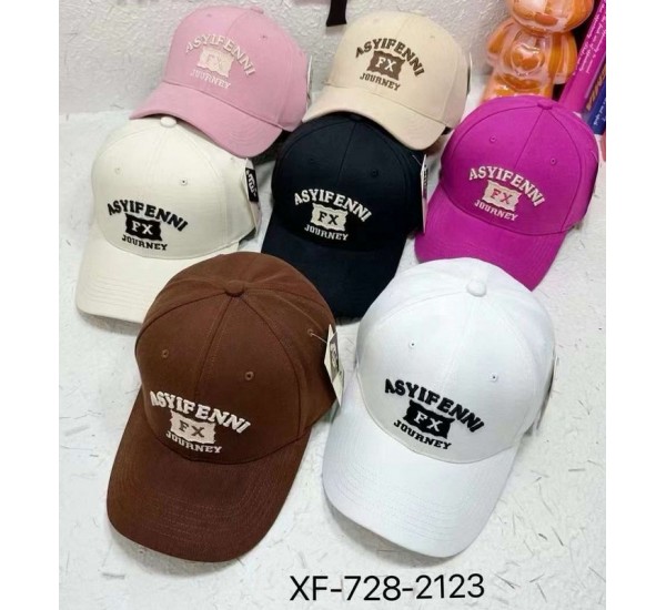 Бейсболка женская 5 шт (56-58 р) коттон ML903_080303