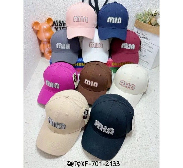 Бейсболка жіноча 5 шт (56-58 р) коттон ML903_080304