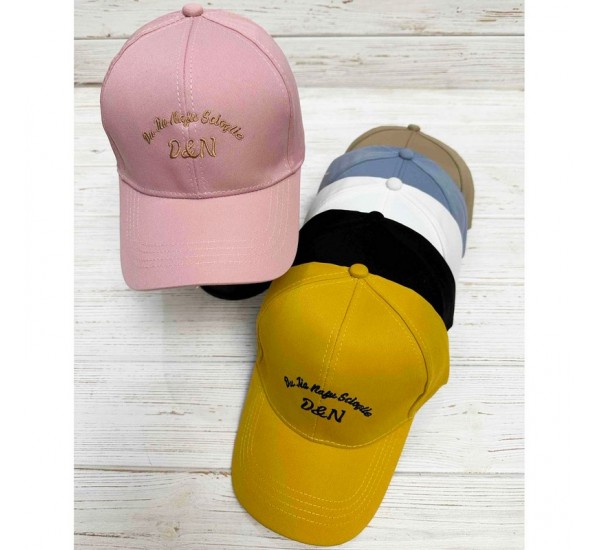 Кепка жіноча 5 шт (56-58 р) коттон ML903_080341