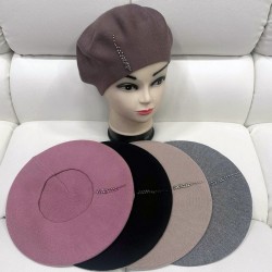 Берет жіночий 5 шт (універсальний) кашемір ML903_100910