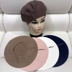 Берет жіночий 5 шт (універсальний) кашемір ML903_100911