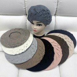 Берет жіночий 5 шт (універсальний) кашемір ML903_100913