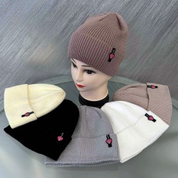 Шапка жіноча 5 шт (55-57 р) рубчик ML903_100923