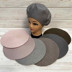 Берет жіночий 5 шт (універсальний) кашемір ML903_100904