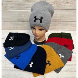 Шапка унісекс 5 шт (норма) рубчик ML903_100941