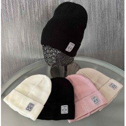 Шапка жіноча 5 шт (55-57 р) рубчик ML903_100954