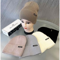 Шапка жіноча 5 шт (55-57 р) рубчик ML903_100970