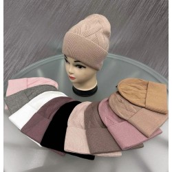 Шапка жіноча 5 шт (55-58 р) віскоза ML903_100984