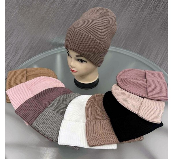 Шапка жіноча 5 шт (55-58 р) віскоза ML903_100986