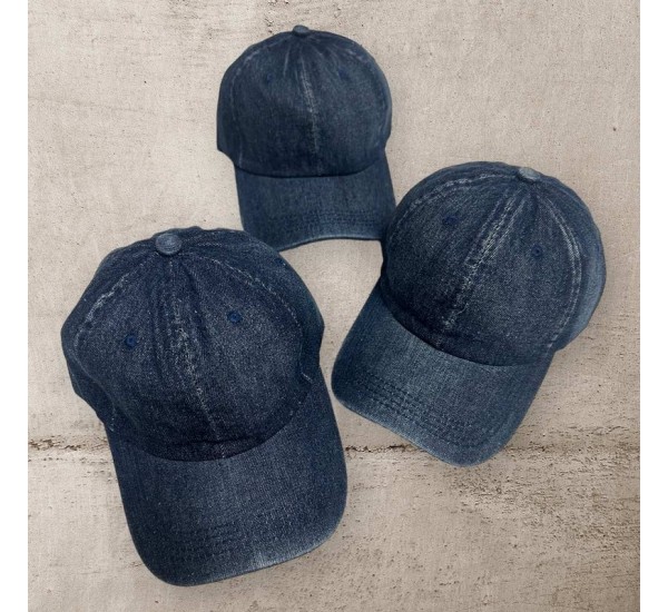 Кепка чоловіча 5 шт (58-60 р) джинс ML903_110408