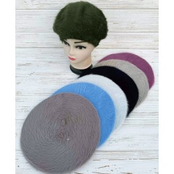 Берет жіночий 5 шт (універсальний) ангора ML903_110918