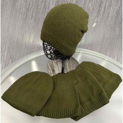 Шапка мужская 5 шт (норма) вязка/флис ML903_110951