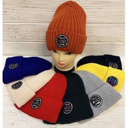 Шапка унісекс 5 шт (норма) в'язка/фліс ML903_110965