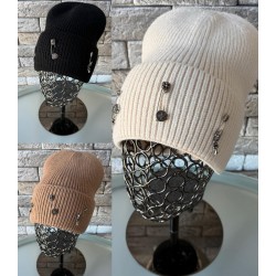 Шапка жіноча 5 шт (норма) кашемір ML903_110972