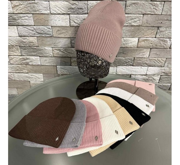 Шапка жіноча 5 шт (55-58 р) віскоза ML903_110981