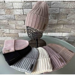Шапка жіноча 5 шт (55-58 р) віскоза ML903_110982