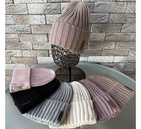 Шапка жіноча 5 шт (55-58 р) віскоза ML903_110982