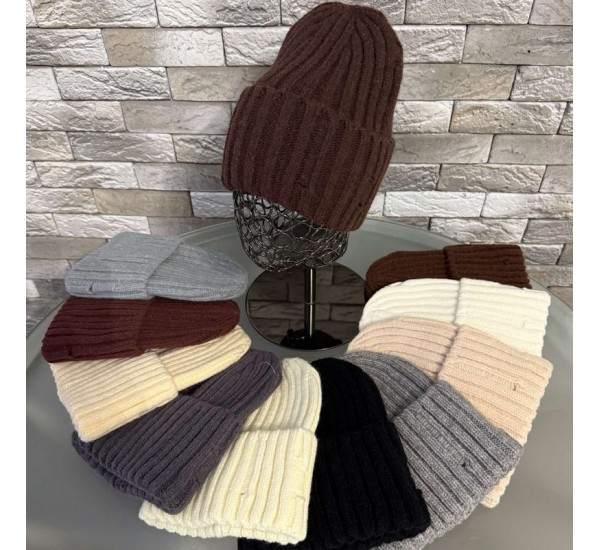 Шапка жіноча 5 шт (55-58 р) кашемір ML903_110983