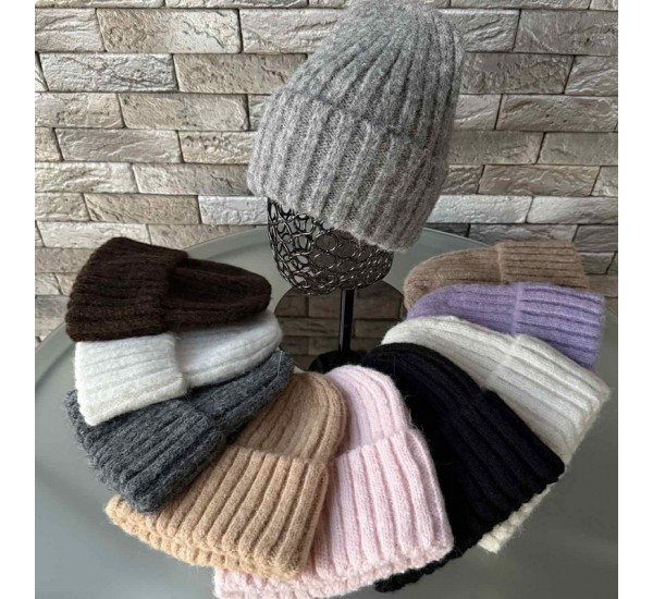 Шапка жіноча 5 шт (55-58 р) альпака ML903_110984