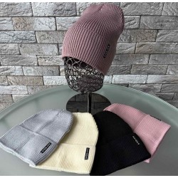 Шапка жіноча 5 шт (55-57 р) рубчик ML903_110987