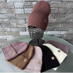 Шапка жіноча 5 шт (55-57 р) рубчик ML903_110990