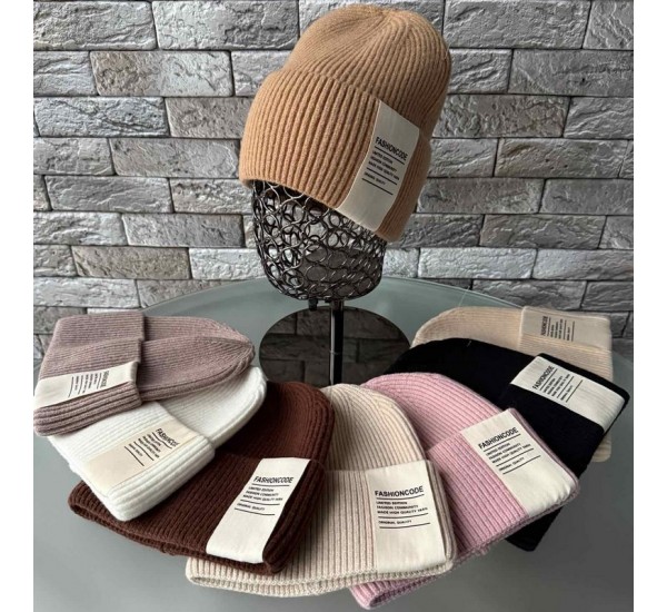 Шапка жіноча 5 шт (55-58 р) віскоза ML903_110991