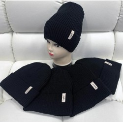 Шапка унісекс 5 шт (норма) в'язка/фліс ML903_110998