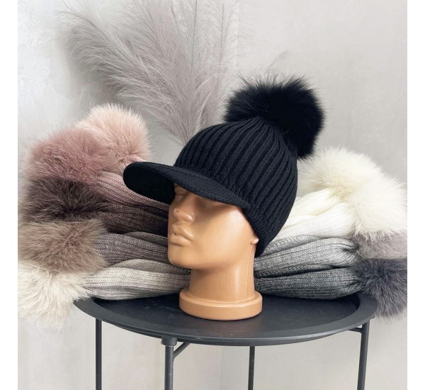 Кепка жіноча 5 шт (норма) в'язка ML903_151039