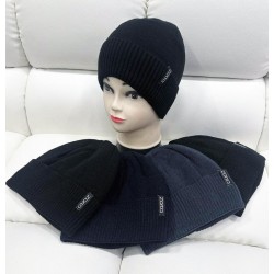 Шапка чоловіча 5 шт (норма) в'язка/фліс ML903_151004