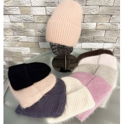 Шапка жіноча 5 шт (норма) ангора ML903_151046