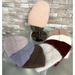 Шапка жіноча 5 шт (норма) ангора ML903_151047