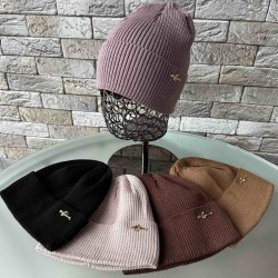 Шапка жіноча 5 шт (55-57 р) в'язка ML903_151064