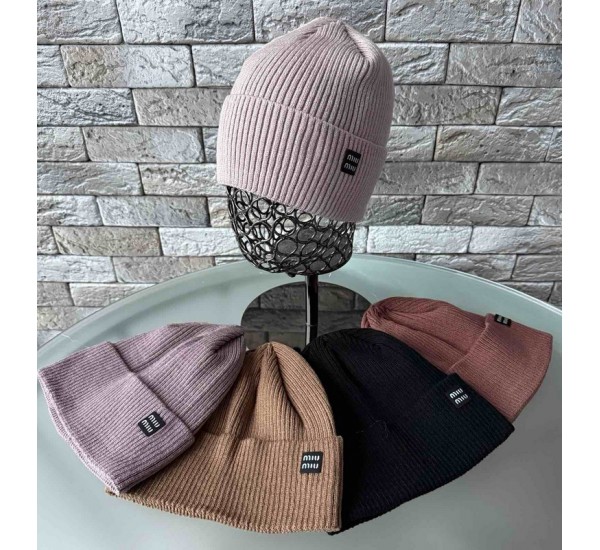 Шапка женская 5 шт (55-57 р) вязка ML903_151065